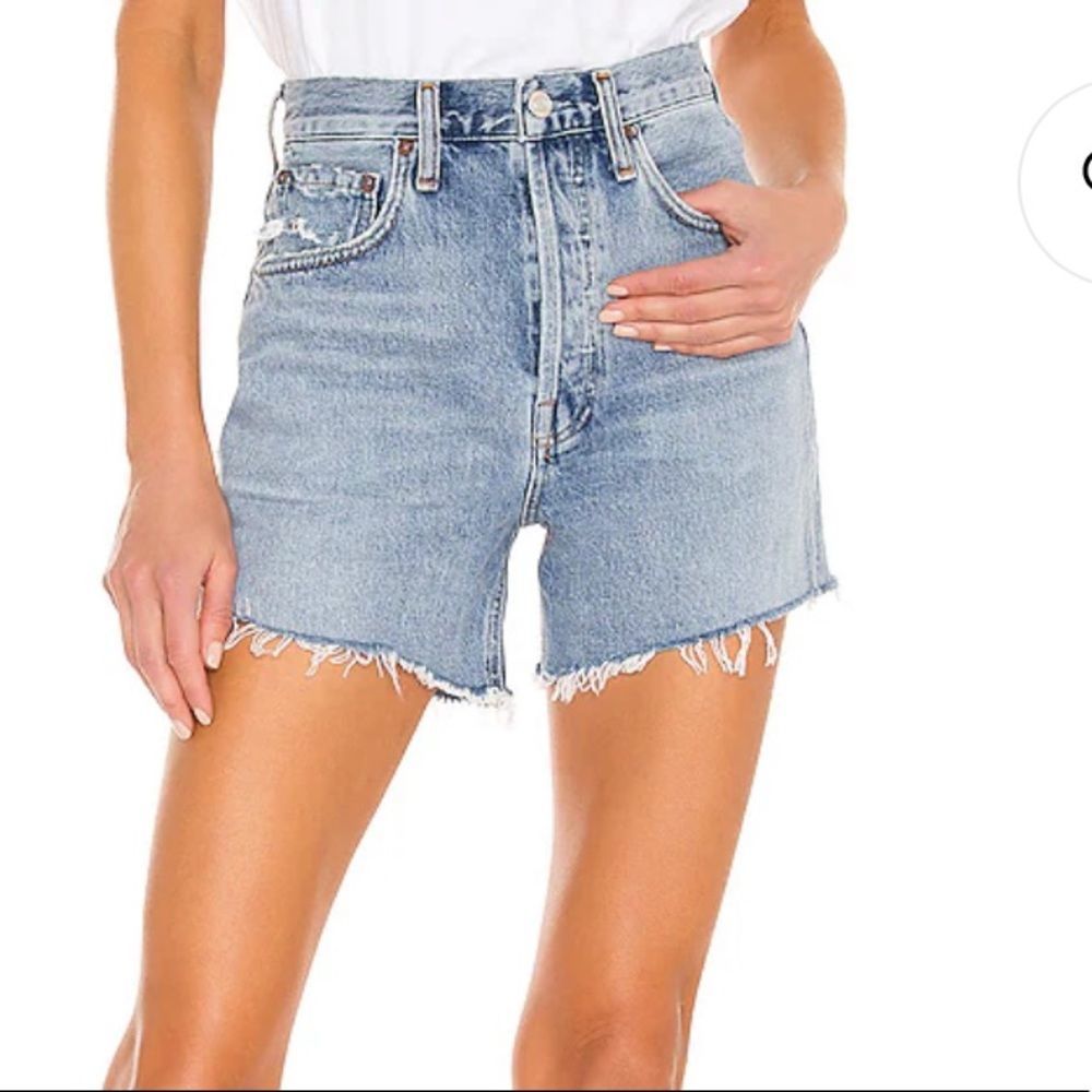 NWT AGOLDE Riley Shorts - Picture 1 of 8